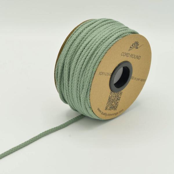Kordel rund 6 mm Uni in Mint